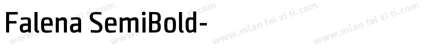Falena SemiBold字体转换